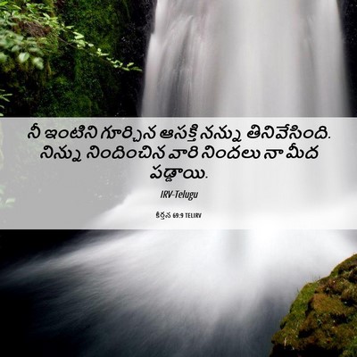 Picture 06 - కీర్తన 69:9 TELIRV - నీ ఇంటిని గూర్చిన - Bible Verse Picture