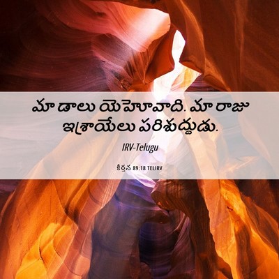 Picture 06 - కీర్తన 89:18 TELIRV - మా డాలు యెహోవాది. - Bible Verse Picture