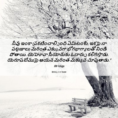 Picture 06 - జెకర్యా 1:17 TELIRV - నీవు ఇంకా - Bible Verse Picture