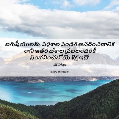 Picture 06 - జెకర్యా 14:19 TELIRV - ఐగుప్తీయులకు, - Bible Verse Picture