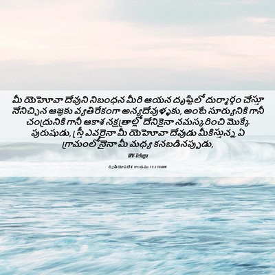 Picture 06 - ద్వితీయోపదేశ కాండము 17:2 TELIRV - మీ యెహోవా దేవుని - Bible Verse Picture