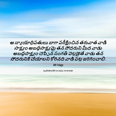 Picture 06 - ద్వితీయోపదేశ కాండము 19:18 TELIRV - ఆ న్యాయాధిపతులు - Bible Verse Picture