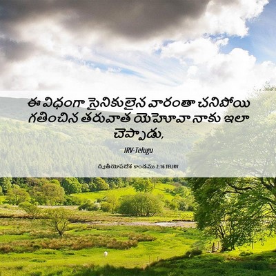 Picture 06 - ద్వితీయోపదేశ కాండము 2:16 TELIRV - ఈ విధంగా - Bible Verse Picture