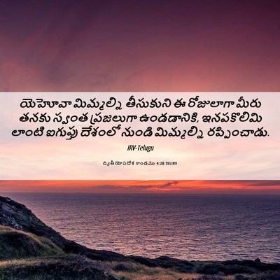Picture 06 - ద్వితీయోపదేశ కాండము 4:20 TELIRV - యెహోవా మిమ్మల్ని - Bible Verse Picture