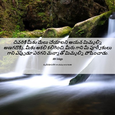 Picture 06 - ద్వితీయోపదేశ కాండము 8:16 TELIRV - చివరికి మీకు మేలు - Bible Verse Picture