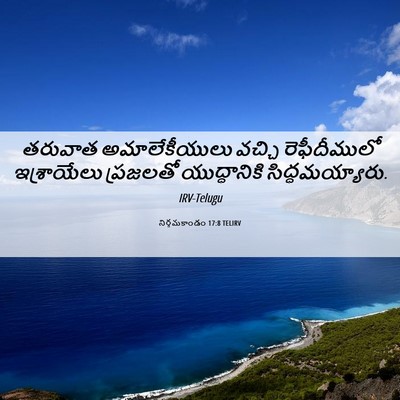 Picture 06 - నిర్గమకాండం 17:8 TELIRV - తరువాత - Bible Verse Picture