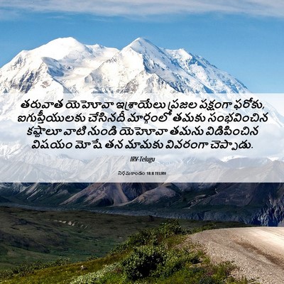 Picture 06 - నిర్గమకాండం 18:8 TELIRV - తరువాత యెహోవా - Bible Verse Picture