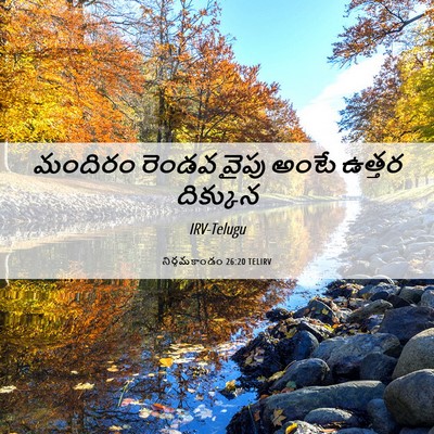 Picture 06 - నిర్గమకాండం 26:20 TELIRV - మందిరం రెండవ వైపు - Bible Verse Picture