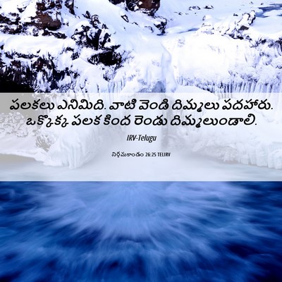 Picture 06 - నిర్గమకాండం 26:25 TELIRV - పలకలు ఎనిమిది. - Bible Verse Picture
