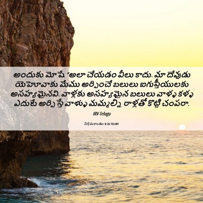 Picture 06 - నిర్గమకాండం 8:26 TELIRV - అందుకు మోషే “అలా - Bible Verse Picture