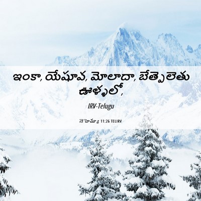 Picture 06 - నెహెమ్యా 11:26 TELIRV - ఇంకా, యేషూవ, - Bible Verse Picture
