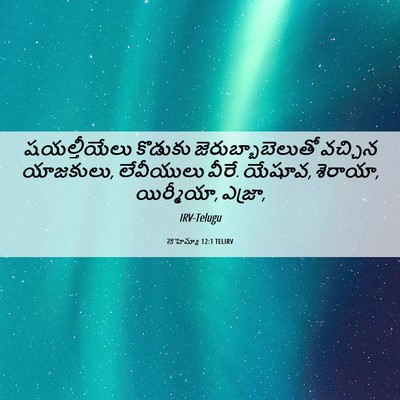 Picture 06 - నెహెమ్యా 12:1 TELIRV - షయల్తీయేలు కొడుకు - Bible Verse Picture