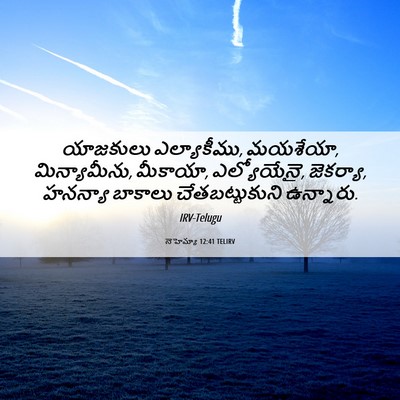 Picture 06 - నెహెమ్యా 12:41 TELIRV - యాజకులు - Bible Verse Picture