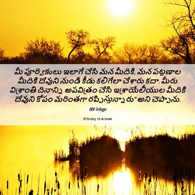 Picture 06 - నెహెమ్యా 13:18 TELIRV - మీ పూర్వికులు - Bible Verse Picture