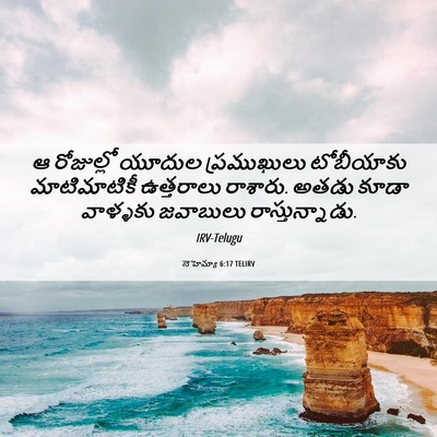 Picture 06 - నెహెమ్యా 6:17 TELIRV - ఆ రోజుల్లో యూదుల - Bible Verse Picture