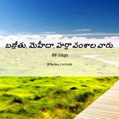Picture 06 - నెహెమ్యా 7:54 TELIRV - బజ్లీతు, మెహీదా, - Bible Verse Picture