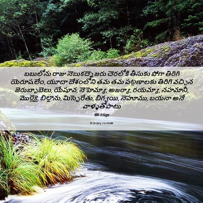 Picture 06 - నెహెమ్యా 7:6 TELIRV - బబులోను రాజు - Bible Verse Picture