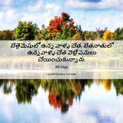 Picture 06 - న్యాయాధిపతులు 1:33 TELIRV - బేత్షెమెషులో ఉన్న - Bible Verse Picture
