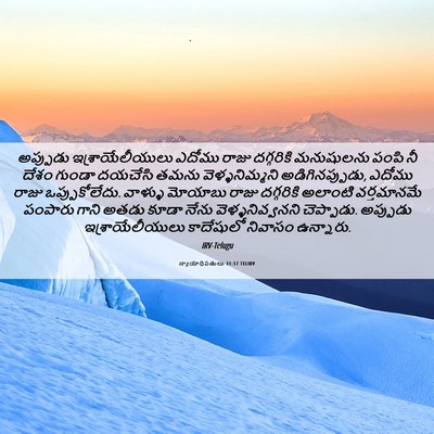 Picture 06 - న్యాయాధిపతులు 11:17 TELIRV - అప్పుడు - Bible Verse Picture