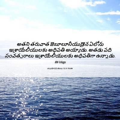 Picture 06 - న్యాయాధిపతులు 12:11 TELIRV - అతని తరువాత - Bible Verse Picture