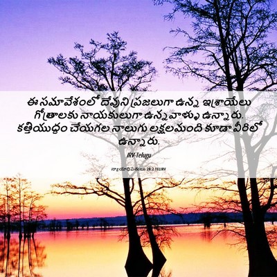 Picture 06 - న్యాయాధిపతులు 20:2 TELIRV - ఈ సమావేశంలో - Bible Verse Picture