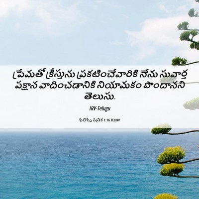 Picture 06 - ఫిలిప్పీ పత్రిక 1:16 TELIRV - ప్రేమతో - Bible Verse Picture
