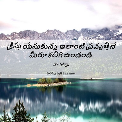 Picture 06 - ఫిలిప్పీ పత్రిక 2:5 TELIRV - క్రీస్తు - Bible Verse Picture