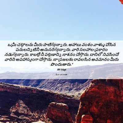 Picture 06 - మీకా 6:16 TELIRV - ఒమ్రీ చట్టాలను - Bible Verse Picture