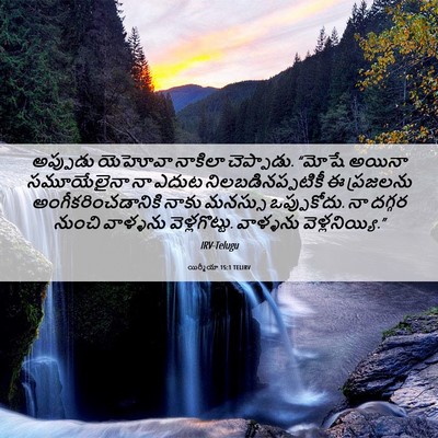 Picture 06 - యిర్మీయా 15:1 TELIRV - అప్పుడు యెహోవా - Bible Verse Picture