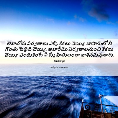 Picture 06 - యిర్మీయా 22:20 TELIRV - లెబానోను పర్వతాలు - Bible Verse Picture