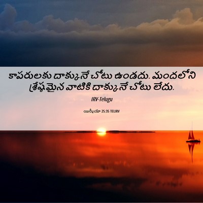 Picture 06 - యిర్మీయా 25:35 TELIRV - కాపరులకు దాక్కునే - Bible Verse Picture