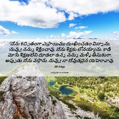 Picture 06 - యిర్మీయా 31:18 TELIRV - “నేను కచ్చితంగా - Bible Verse Picture