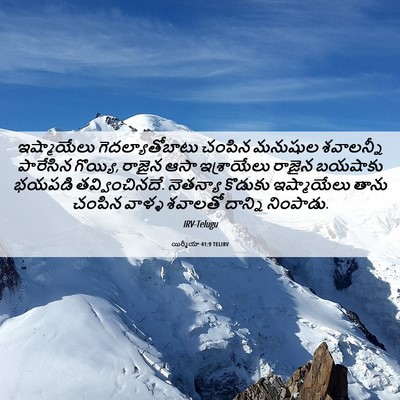 Picture 06 - యిర్మీయా 41:9 TELIRV - ఇష్మాయేలు - Bible Verse Picture