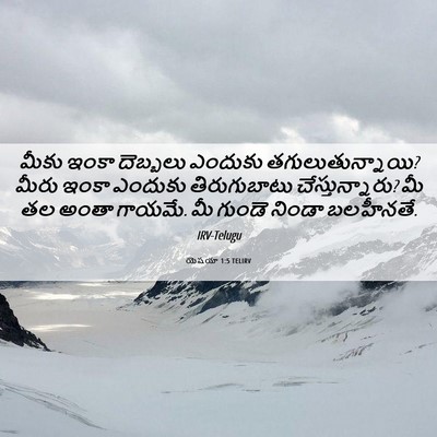 Picture 06 - యెషయా 1:5 TELIRV - మీకు ఇంకా దెబ్బలు - Bible Verse Picture