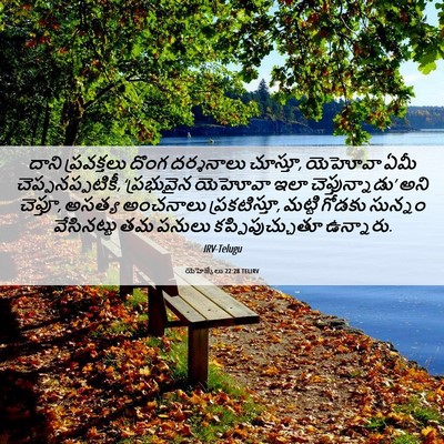 Picture 06 - యెహెజ్కేలు 22:28 TELIRV - దాని ప్రవక్తలు - Bible Verse Picture