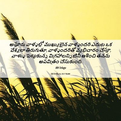Picture 06 - యెహెజ్కేలు 23:7 TELIRV - అష్షూరు వాళ్ళల్లో - Bible Verse Picture