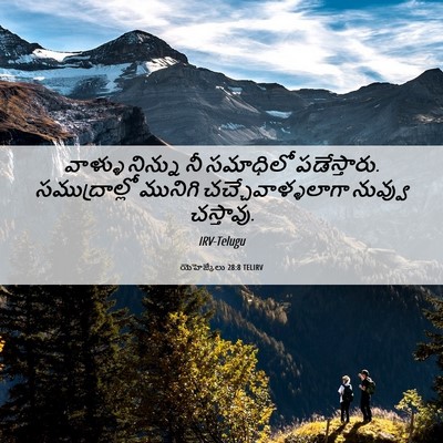 Picture 06 - యెహెజ్కేలు 28:8 TELIRV - వాళ్ళు నిన్ను నీ - Bible Verse Picture