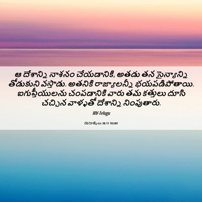 Picture 06 - యెహెజ్కేలు 30:11 TELIRV - ఆ దేశాన్ని నాశనం - Bible Verse Picture