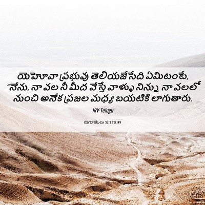 Picture 06 - యెహెజ్కేలు 32:3 TELIRV - యెహోవా ప్రభువు - Bible Verse Picture