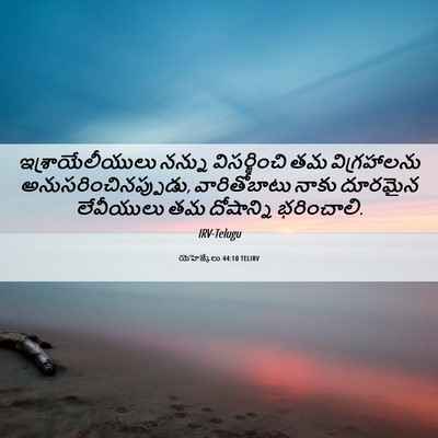 Picture 06 - యెహెజ్కేలు 44:10 TELIRV - ఇశ్రాయేలీయులు - Bible Verse Picture