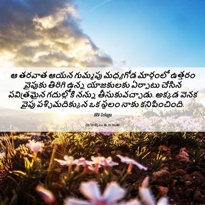 Picture 06 - యెహెజ్కేలు 46:19 TELIRV - ఆ తరవాత ఆయన - Bible Verse Picture
