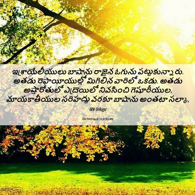 Picture 06 - యెహోషువ 12:4 TELIRV - ఇశ్రాయేలీయులు - Bible Verse Picture