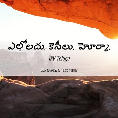 Picture 06 - యెహోషువ 15:30 TELIRV - ఎల్తోలదు, కెసీలు, - Bible Verse Picture