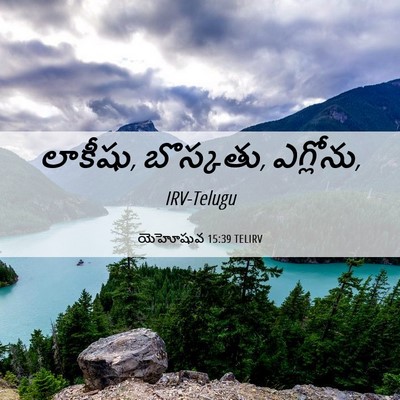 Picture 06 - యెహోషువ 15:39 TELIRV - లాకీషు, బొస్కతు, - Bible Verse Picture