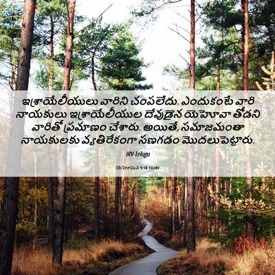Picture 06 - యెహోషువ 9:18 TELIRV - ఇశ్రాయేలీయులు - Bible Verse Picture