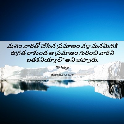 Picture 06 - యెహోషువ 9:20 TELIRV - మనం వారితో చేసిన - Bible Verse Picture