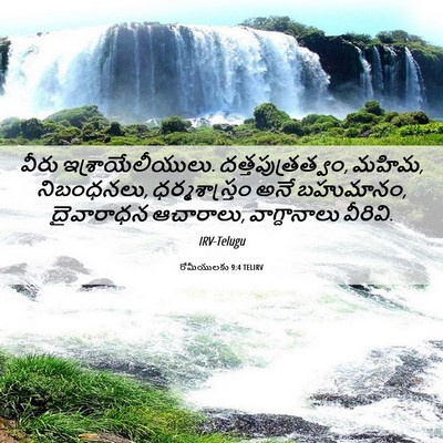 Picture 06 - రోమీయులకు 9:4 TELIRV - వీరు - Bible Verse Picture