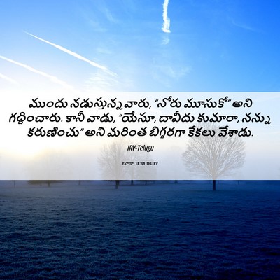 Picture 06 - లూకా 18:39 TELIRV - ముందు - Bible Verse Picture
