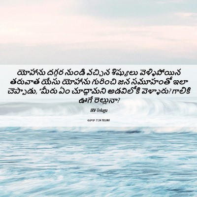 Picture 06 - లూకా 7:24 TELIRV - యోహాను దగ్గర - Bible Verse Picture