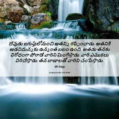Picture 06 - సంఖ్యాకాండం 24:8 TELIRV - దేవుడు - Bible Verse Picture